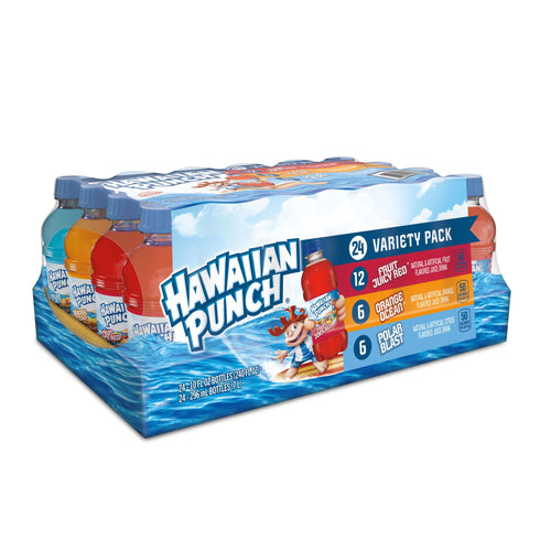 Hawaiian Punch Variety Pack Juice Drink, Bottles, 24 pk./10 fl. oz.