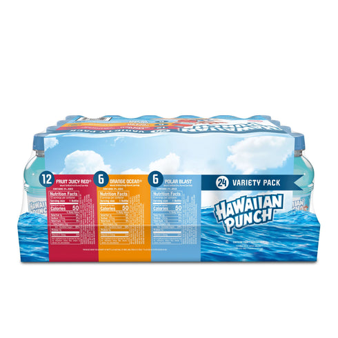 Hawaiian Punch Variety Pack Juice Drink, Bottles, 24 pk./10 fl. oz.