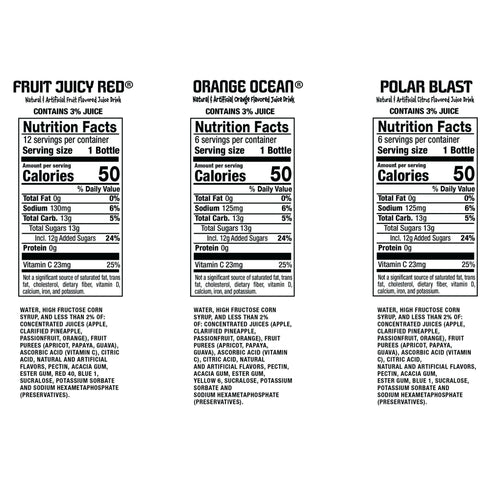 Hawaiian Punch Variety Pack Juice Drink, Bottles, 24 pk./10 fl. oz.