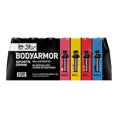 BODYARMOR BASE Sports Drink, Variety Pack, 24 pk./12 oz.