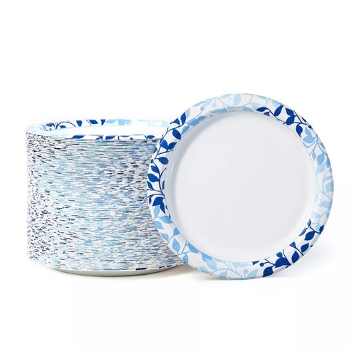 Berkley Jensen Ultra 10 Botanical Leaf Paper Plates,154 ct.