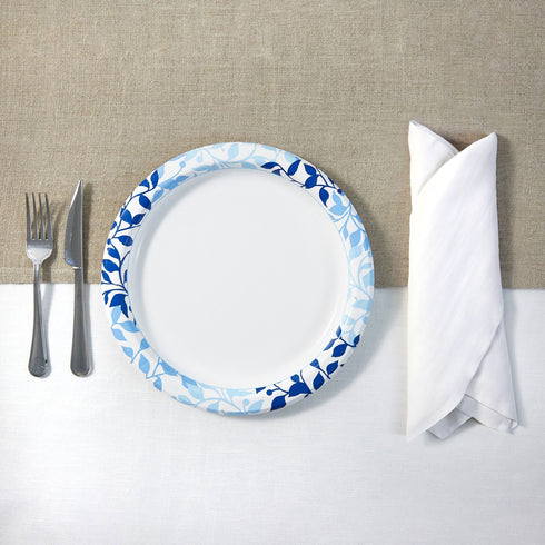 Berkley Jensen Ultra 10 Botanical Leaf Paper Plates,154 ct.