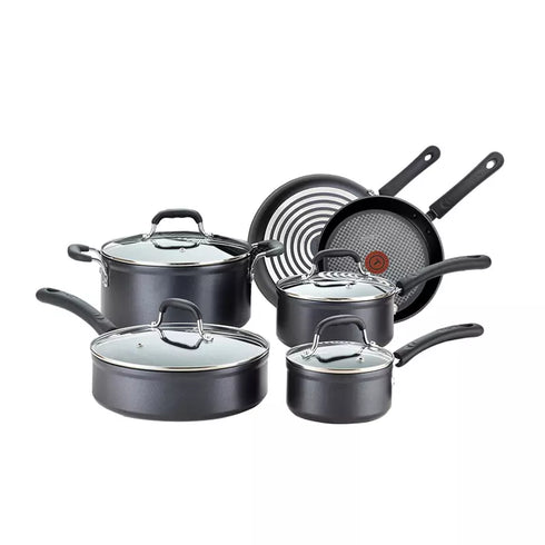 T-fal Forged Non-Stick Cookware Set with Thermo-Spot Indicator