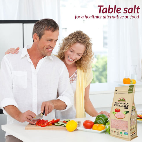 Himalayan Chef Pink Salt Fine - 8 lbs Bag