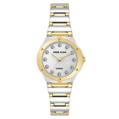 Anne Klein Two Tone Gold and Silver Bracelet Watch for Women