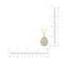 0.96 CT Diamond Pendant in 14K Two-Tone Gold