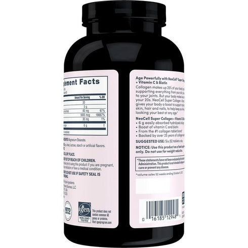 NeoCell Super Collagen + Vitamin C and Biotin Tablets, 360 ct.