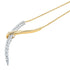 1.00 CT Diamond Pendant Necklace in 14K Two-Tone Gold