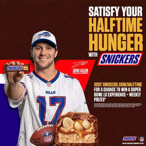 Snickers Chocolate Candy Bars, Peanut Full Size, 48 ct./1.86 oz