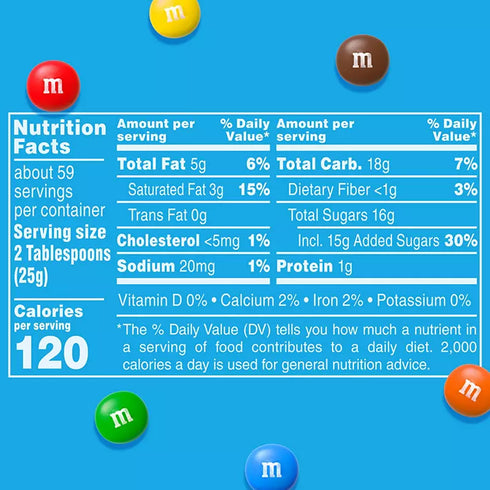 M&M's Minis Milk Chocolate Candy, Resealable Bulk Candy Jar, 52 oz