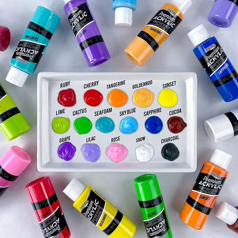 ArtSkills Acrylic Paint Set, 16 ct. – Vibrant Artist Paint Kit for Crafting, Canvas, and DIY Projects