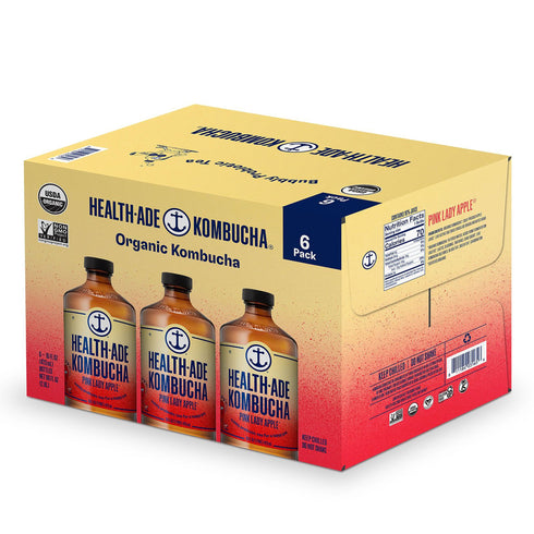 Health-Ade Pink Lady Apple Kombucha, 6 pk./16 oz.