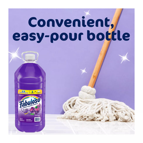 Fabuloso 2X Concentrated Multi-Purpose Cleaner - Lavender Scent, 210 oz.