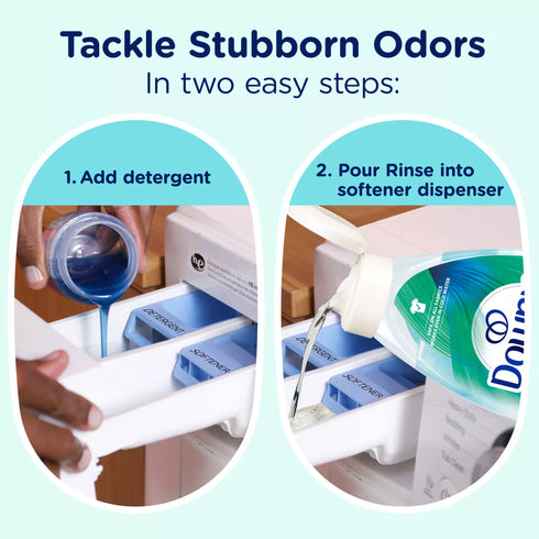 Downy Rinse & Refresh Laundry Odor Remover and Fabric Softener - Cool Cotton, 3 pk./25.5 oz.