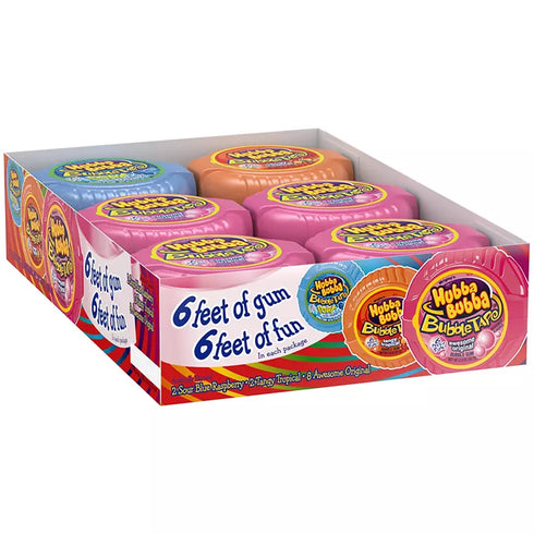 Hubba Bubba Bubble Gum Christmas Candy Variety Pack – Assorted Holiday Flavors, Individually Wrapped, 12 Count