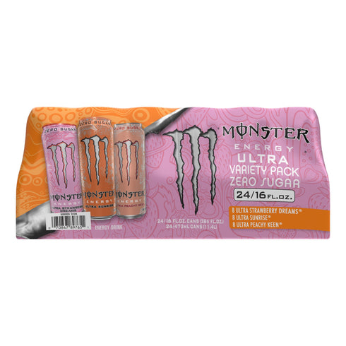 Monster Energy Ultra Variety Pack, 24 pk./16 fl. oz.