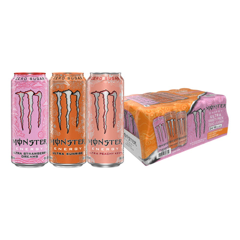 Monster Energy Ultra Variety Pack, 24 pk./16 fl. oz.