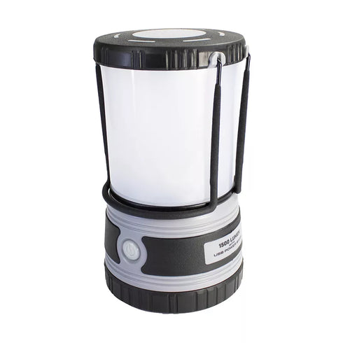Police Security 1500 Lumen Ultra Bright LED Lantern with USB Charging Station – High-Powered Emergency & Outdoor Lantern