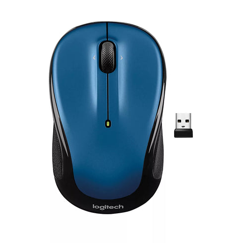 Logitech M325s Wireless Mouse – Compact, Precision Scroll Wheel, 2.4GHz Connectivity – Blue