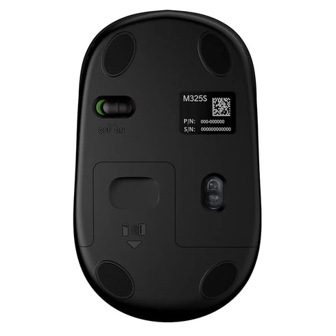 Logitech M325s Wireless Mouse – Compact, Precision Scroll Wheel, 2.4GHz Connectivity – Blue