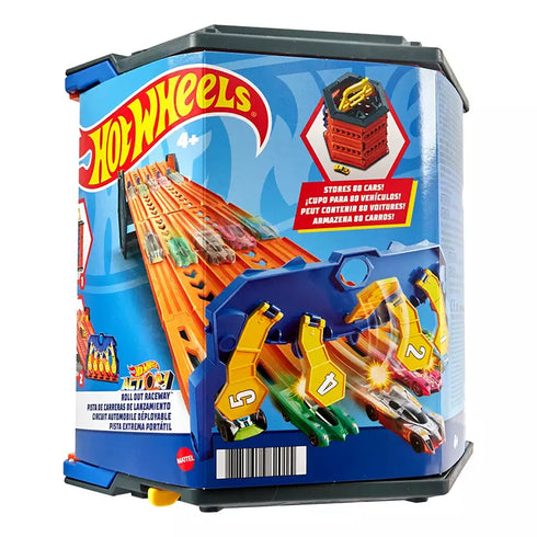 Hot Wheels Roll Out Raceway Track Set – Portable Track & Storage Case