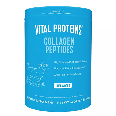 Vital Proteins Collagen Peptides Unflavored Powder, 18g Protein, 24 oz.