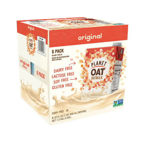 Planet Oat Original Oat Milk Cartons, 6 pk./32 oz.