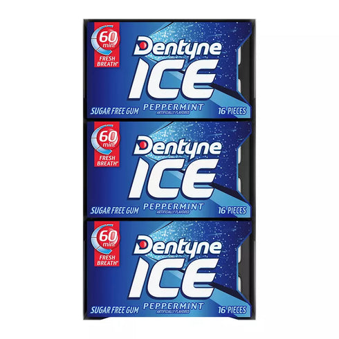 Dentyne Ice Peppermint Gum, 12 pk./16 ct