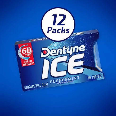 Dentyne Ice Peppermint Gum, 12 pk./16 ct