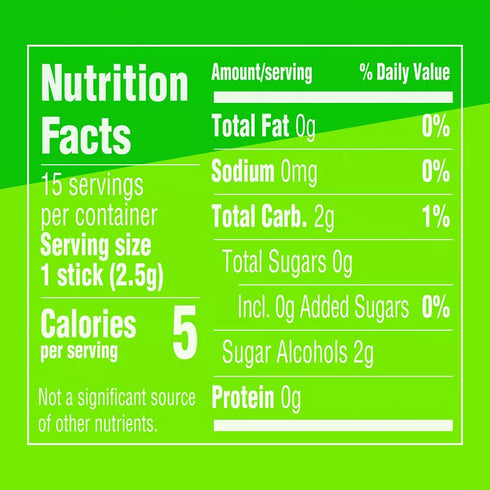 Extra Gum Spearmint Sugar-Free Chewing Gum, 15 Pieces Per Pack, 10 pk.