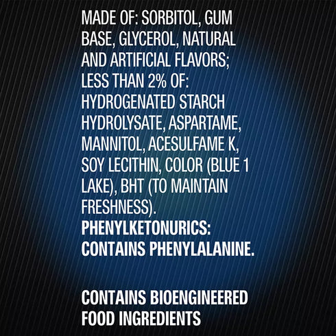 5 Gum Peppermint Cobalt Sugar Free Chewing Gum, 15 Sticks Per Pack, 10 pk.