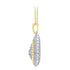 0.96 CT Diamond Pendant in 14K Two-Tone Gold