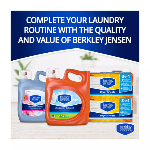 Berkley Jensen Ultra Liquid Laundry Detergent - Fresh Clean Scent, 152 loads/ 200 oz