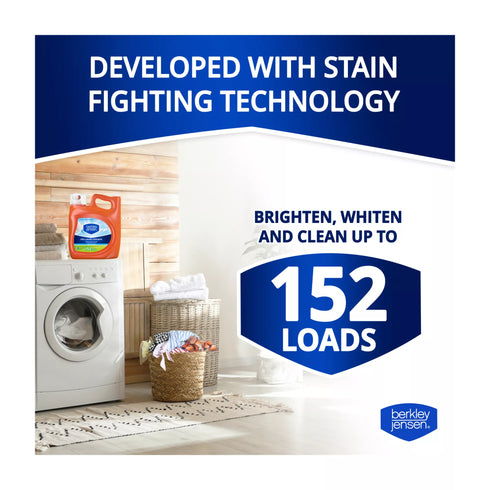 Berkley Jensen Ultra Liquid Laundry Detergent - Fresh Clean Scent, 152 loads/ 200 oz