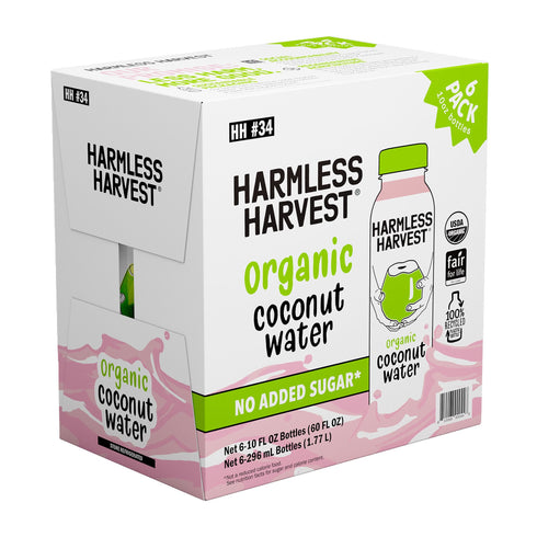 Harmless Harvest Organic Coconut Water, 6 pk./10 oz.