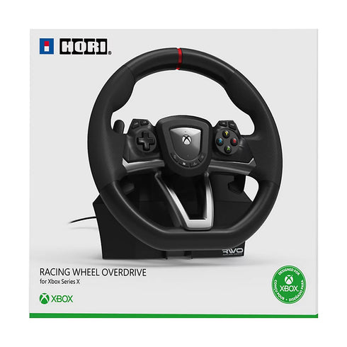 Hori Racing Wheel Overdrive – Xbox Series X|S & Xbox One Steering Wheel with Adjustable Pedals