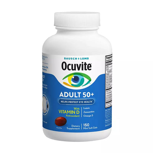 Bausch & Lomb Ocuvite Adult 50+ Eye Vitamin & Mineral Supplement, 150 ct