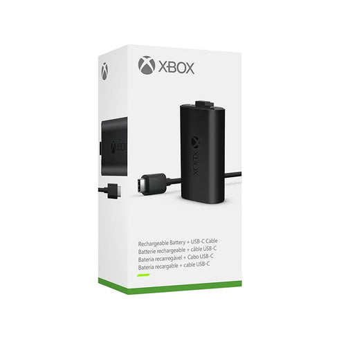 Xbox Rechargeable Battery + USB-C Cable – Play & Charge Kit for Xbox Series X|S and Xbox One Controllers