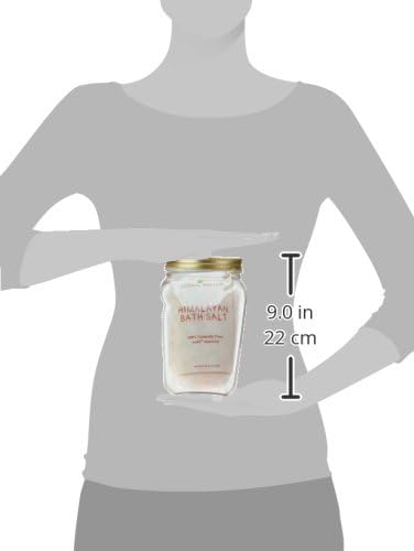 Himalayan Bath Salt Jar, Skin Softening & Moisturizing, 1 lb