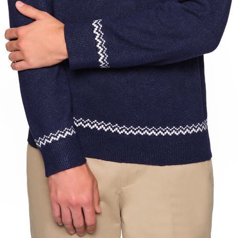 Lands' End Men's Fair Isle Sweater