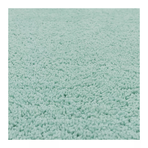 Berkley Jensen Plush Micro Polyester Bath Rug - Mineral Blue