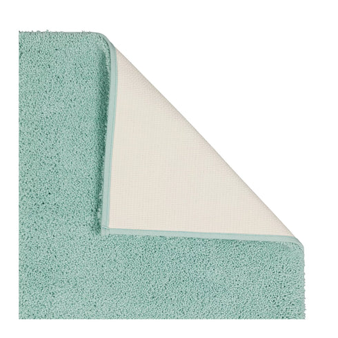 Berkley Jensen Plush Micro Polyester Bath Rug - Mineral Blue