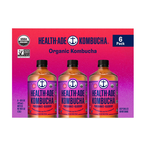 Health-Ade Pomegranate Blueberry Kombucha, 6 pk./16 oz.