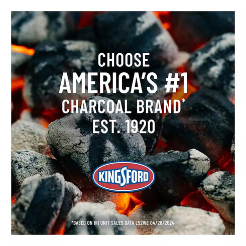 Kingsford Original Charcoal Briquettes – 2-Pack (20 lb. Each) for Grilling & BBQ, Long-Lasting Heat