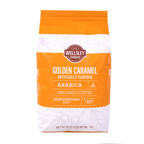 Wellsley Farms Caramel Ground Coffee, 32 oz.