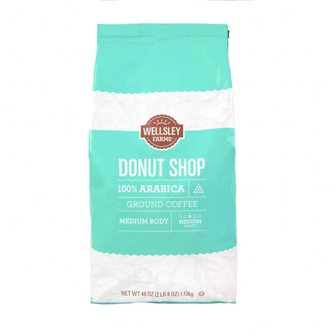 Wellsley Farms Donut Shop Ground Coffee, 40 oz.