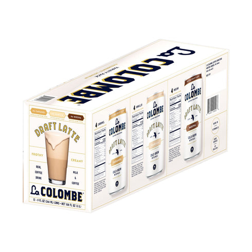 La Colombe Coffee Draft Latte, Variety Pack, Cans, 12 pk./9 fl. oz.
