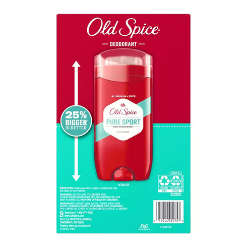 Old Spice High Endurance Deodorant for Men, 5 Pack