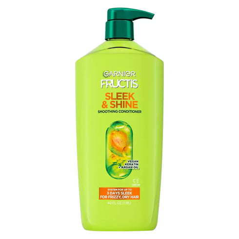 Garnier Fructis Sleek & Shine Conditioner for Frizzy Hair with Argan Oil