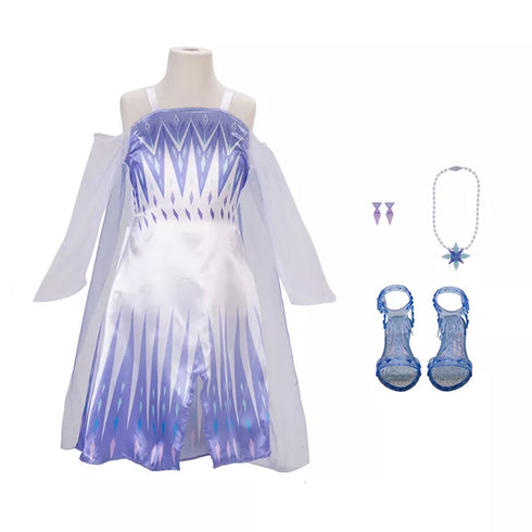 Disney Princess Snow Queen Elsa Head to Toe Dress-Up Set